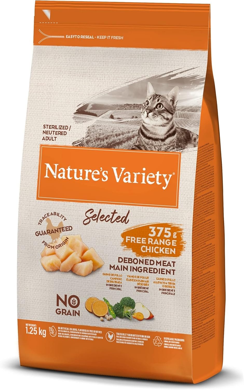 Nature's Variety Selected, Pienso para Gatos Adultos Esterilizados